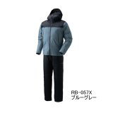 画像: （26年9月新商品） シマノ ベーシックインサレーション レインスーツ 01 RB-057X ブルーグレー 2XLサイズ （9月発売予定／ご予約受付中）
