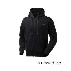 画像: （26年9月新商品） シマノ ドライスウェット フルジップフーディー SH-053Z ブラック 3XLサイズ （9月発売予定／ご予約受付中）