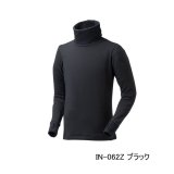 画像: （26年9月新商品） シマノ ドライインナー サーモネックシャツ IN-062Z ブラック 3XLサイズ （9月発売予定／ご予約受付中）