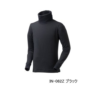 画像: （26年9月新商品） シマノ ドライインナー サーモネックシャツ IN-062Z ブラック 3XLサイズ （9月発売予定／ご予約受付中）