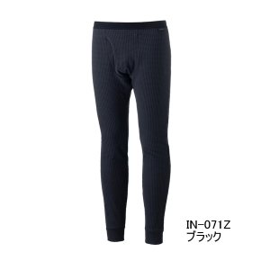 画像: （26年9月新商品） シマノ ドライインナータイツ 二重極厚 IN-071Z ブラック 2XLサイズ （9月発売予定／ご予約受付中）