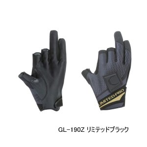 画像: （26年10月新商品） シマノ リミテッド プロ タイタニューム・アルファ グローブ 3 GL-190Z リミテッドブラック 2XLサイズ （10月発売予定／ご予約受付中）