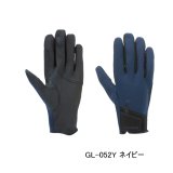 画像: （26年10月新商品） シマノ 03 タイタニューム・アルファ グローブ 指出し GL-052Y ネイビー 2XLサイズ （10月発売予定／ご予約受付中）