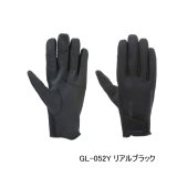 画像: （26年10月新商品） シマノ 03 タイタニューム・アルファ グローブ 指出し GL-052Y リアルブラック 2XLサイズ （10月発売予定／ご予約受付中）