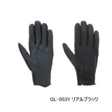 画像: （26年10月新商品） シマノ 03 タイタニューム・アルファ グローブ フルカバー GL-053Y リアルブラック 2XLサイズ （10月発売予定／ご予約受付中）