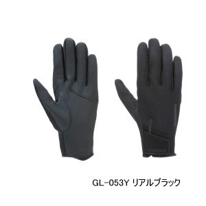 画像: （26年10月新商品） シマノ 03 タイタニューム・アルファ グローブ フルカバー GL-053Y リアルブラック 2XLサイズ （10月発売予定／ご予約受付中）