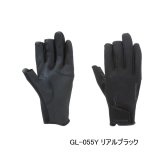 画像: （26年10月新商品） シマノ 03 タイタニューム・アルファ グローブ 3 セミロング GL-055Y リアルブラック 2XLサイズ （10月発売予定／ご予約受付中）