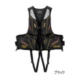 画像: （26年11月新商品） がまかつ アルテマシールドプロ フローティングベスト GM-6008 ブラック 3Lサイズ （11月発売予定／ご予約受付中）