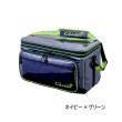 画像1: （26年11月新商品） がまかつ ライトスクエアバッグ5 GB-411 ネイビー×グリーン 60L （11月発売予定／ご予約受付中）