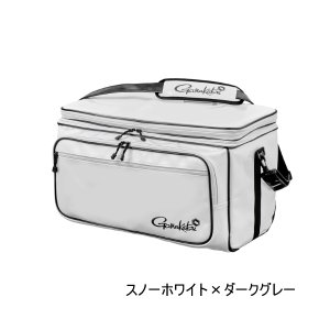 画像: （26年11月新商品） がまかつ ライトスクエアバッグ5 GB-411 スノーホワイト×ダークグレー 60L （11月発売予定／ご予約受付中）
