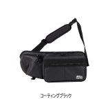 画像: （26年7月新商品） アブガルシア 2WAYショルダーアンドウエストバッグ コーティングブラック 約3L （返品不可）