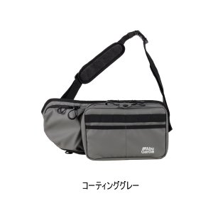 画像: （26年7月新商品） アブガルシア 2WAYショルダーアンドウエストバッグ コーティンググレー 約3L （返品不可）