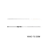 画像: （26年9月新商品） アブガルシア 黒船 晶 ライトヒラメ KHAC-73／235M （仕舞寸法 121cm） （保証書付き） （返品不可）