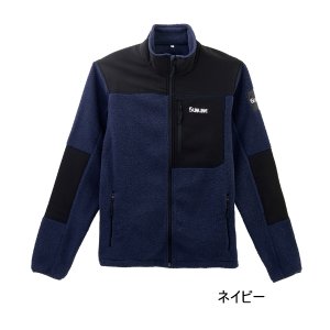 画像: （26年10月新商品） サンライン クラシカルフリースジャケット SUW-15605 ネイビー 3Lサイズ （10月発売予定／ご予約受付中）