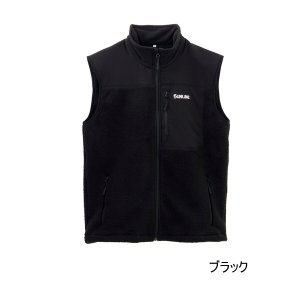 画像: （26年10月新商品） サンライン クラシカルフリースベスト SUW-15606 ブラック 3Lサイズ （10月発売予定／ご予約受付中）