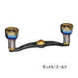 画像: （26年11月新商品） リブレ クランク 110 ff air（フォルテッシモ エアー） FRSK110-F2A 右巻 シマノ用 ガンメタ／ゴールド 12271 （返品不可） （小型商品）