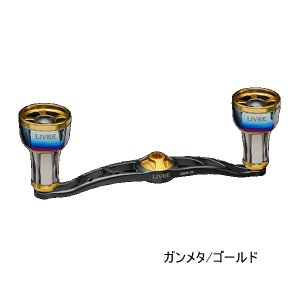 画像: （26年11月新商品） リブレ クランク 110 ff air（フォルテッシモ エアー） FRDK110-F2A 右巻 ダイワ用 ガンメタ／ゴールド 12291 （返品不可） （小型商品）