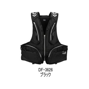 画像: (26年4月新商品) ダイワ フローティングベスト DF-3626 ブラック 2XLサイズ