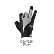 画像1: （26年4月新商品） ダイワ フィンガータッチジギンググローブ 3本カット DG-7226 グレー Mサイズ