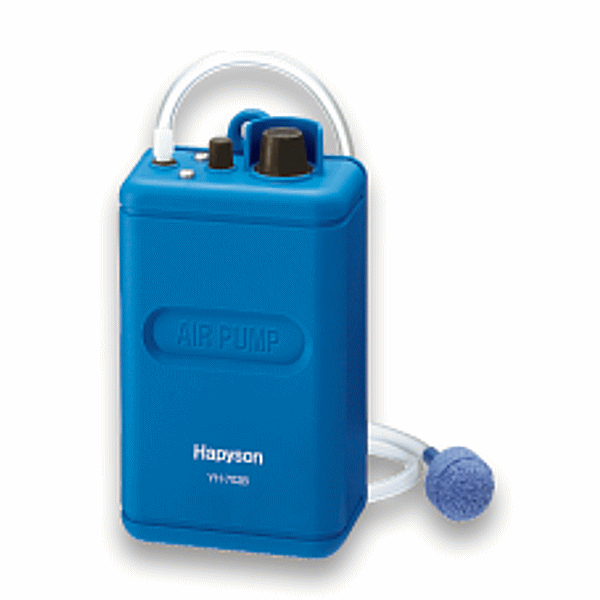 画像1: ハピソン  乾電池式エアーポンプ YH-702B （単1電池2個用）