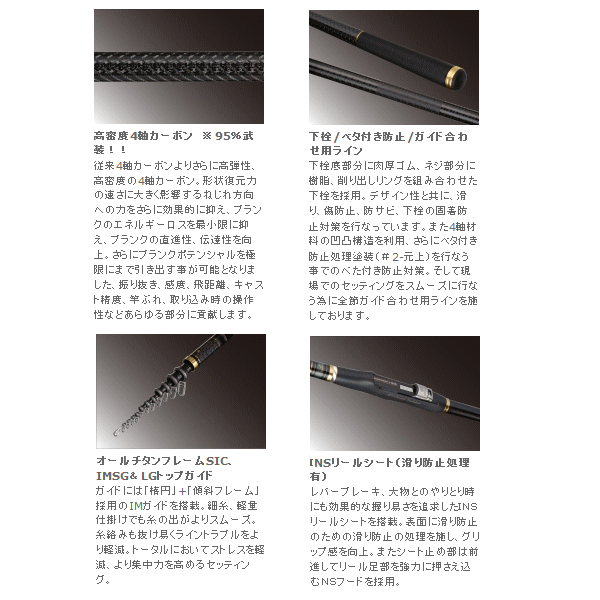 画像: ≪新商品！≫ 宇崎日新 磯　尾長 X4 5.0m TYPEI【保証書付き】
