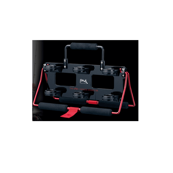 黒鯛工房 カセ筏師 THE チヌキャリア スタンド TYPE-I BR ブラック/レッド 