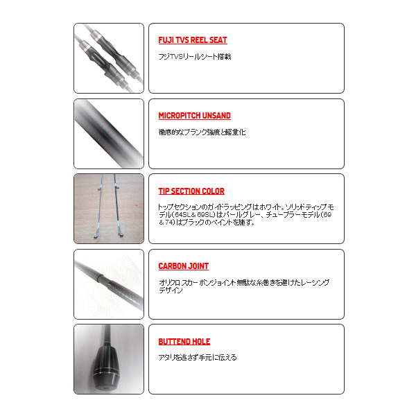 画像: テイルウォーク（tail walk） アジストTZ（トルザイト） 69/SL 〔仕舞寸法 105cm〕【保証書付き】