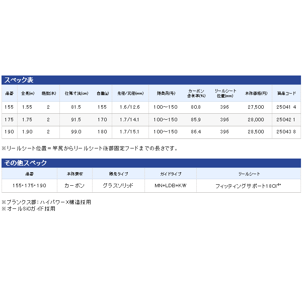 画像: ≪'16年10月新商品！≫ シマノ ベイゲーム X ヤリイカ 175 〔仕舞寸法 91.5cm〕 【保証書付き】