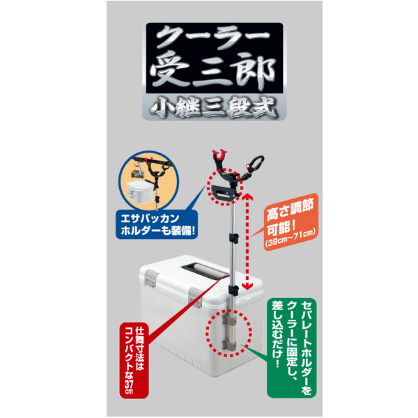 画像1: ≪'16年12月新商品！≫ 第一精工 クーラー受三郎 小継三段式