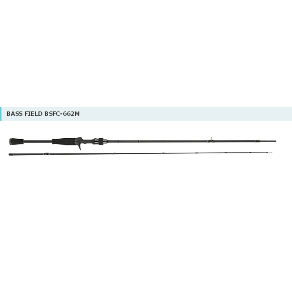 画像1: ≪'17年3月新商品！≫ アブガルシア バスフィールド BASS FIELD BSFC-662M 〔仕舞寸法 102cm〕