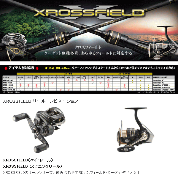 画像3: ≪'17年6月新商品！≫ アブガルシア クロスフィールド XRFS-1062H 〔仕舞寸法 164cm〕 【大型商品1/代引不可】