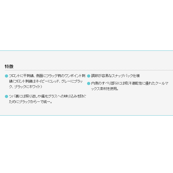 画像2: ≪'17年1月新商品！≫ アブガルシア フラットビルキャップ ブラック フリーサイズ