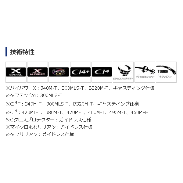 画像2: ≪'17年7月新商品！≫ シマノ ボーダレス GL P900-T 〔仕舞寸法 120.8cm〕 【保証書付き】