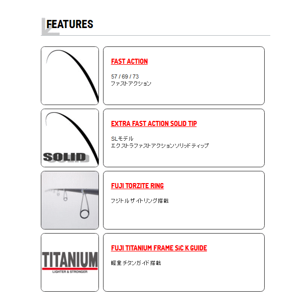 画像3: ≪'17年8月新商品！≫ テイルウォーク（tail walk） アジストTZ 55/SL 〔仕舞寸法 85cm〕 【保証書付き】