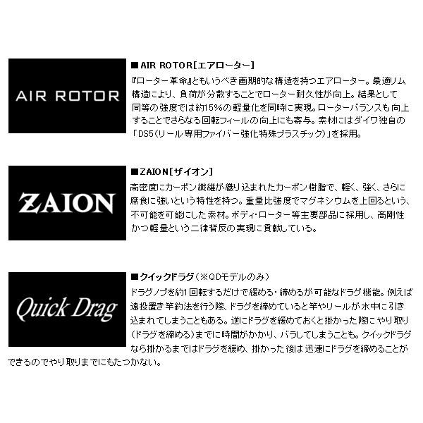 画像2: ≪'18年3月新商品！≫ ダイワ '18 トーナメントサーフ 35 QD 3号用 【小型商品】