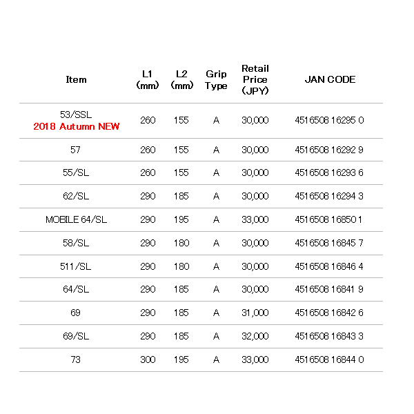 画像: ≪'18年9月新商品！≫ テイルウォーク（tail walk） アジストTZ 53/SSL 〔仕舞寸法 83cm〕 【保証書付き】 [9月発売予定/ご予約受付中]