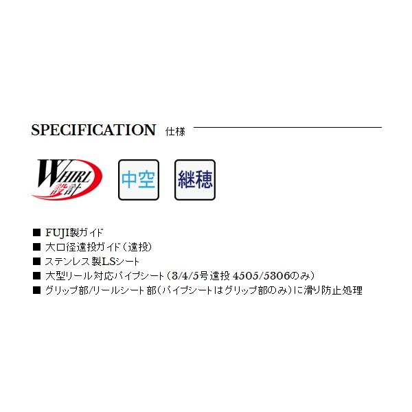 画像2: ≪'18年10月新商品！≫ 宇崎日新 プロステージ ナンバー イソ 3号遠投 6.2m 〔仕舞寸法 109cm〕 【保証書付き】 [10月発売予定/ご予約受付中]