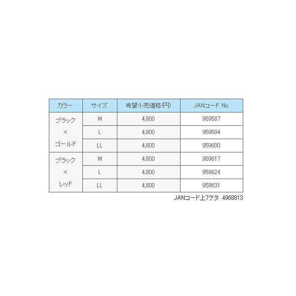 画像: ≪'18年11月新商品！≫ サンライン MAGグローブ(3本) SUG-514 ブラック×ゴールド LLサイズ [11月発売予定/ご予約受付中]