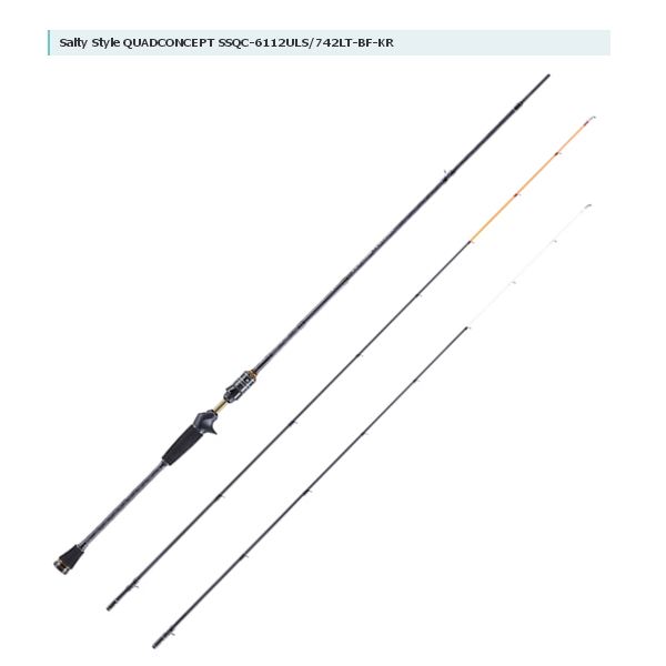≪'19年6月新商品！≫ アブガルシア ソルティスタイル クアッドコンセプト SSQC-6112ULS/742LT-BF-KR 〔仕舞寸法  115cm〕 【保証書付き】 [6月発売予定/ご予約受付中]