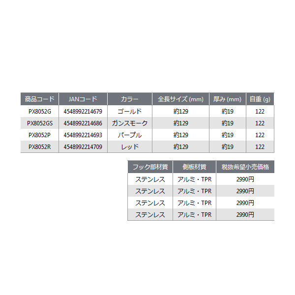 画像: ≪'19年7月新商品！≫ PROX フィッシュキャッチャーRミニ PX8052GS ガンスモーク