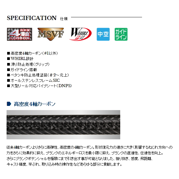 画像2: ≪'19年10月新商品！≫ 宇崎日新 ゼロサム 磯 両軸 X4 5505 4号プラス 5.50m 〔仕舞寸法 129cm〕 【保証書付き】 [10月発売予定/ご予約受付中]