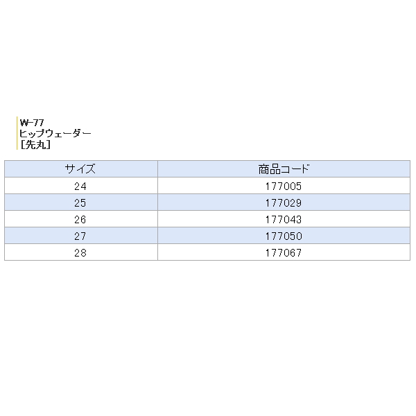 画像: 阪神素地 ヒップウェーダー (先丸) W-77 カーキ 25cm