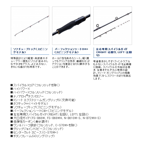 画像4: ≪'21年3月新商品！≫ シマノ 炎月 XR FS-B66M/右 〔仕舞寸法 151.9cm〕 【保証書付き】 [3月発売予定/ご予約受付中] 【大型商品1/代引不可】