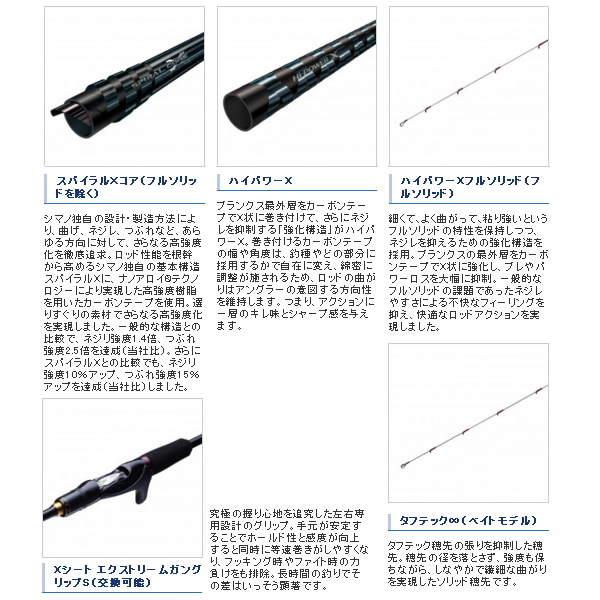 画像3: ≪'21年3月新商品！≫ シマノ 炎月 XR C-S70M+ 〔仕舞寸法 109.6cm〕 【保証書付き】 [3月発売予定/ご予約受付中]