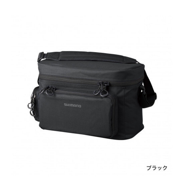 画像1: ≪'21年3月新商品！≫ シマノ タックルクッションバッグ BA-038T ブラック Lサイズ [3月発売予定/ご予約受付中]