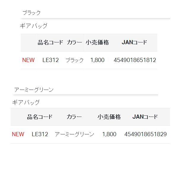 画像: ≪'21年4月新商品！≫ がまかつ ラグゼ ギアバッグ LE-312 アーミーグリーン [4月発売予定/ご予約受付中]