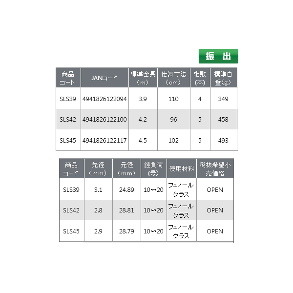 画像: ≪'21年4月新商品！≫ OGK シルバーサーフ SLS39 〔仕舞寸法 110cm〕 [4月発売予定/ご予約受付中]