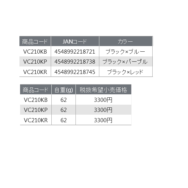 画像: ≪'21年1月新商品！≫ PROX ランディングジョイント VC210KP ブラック×パープル