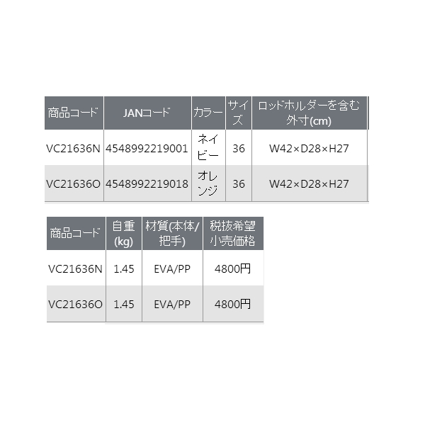 画像: ≪'21年2月新商品！≫ PROX たためるシャキッと！バッカン VC21636O オレンジ 36