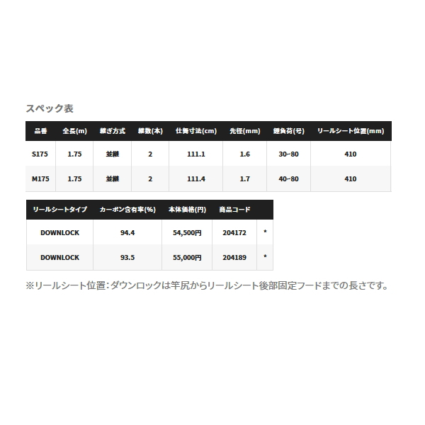 画像: 【送料サービス】 ≪'22年3月新商品！≫ シマノ タコマスター エクスチューン M175 〔仕舞寸法 111.4cm〕 【保証書付き】 [3月発売予定/ご予約受付中]